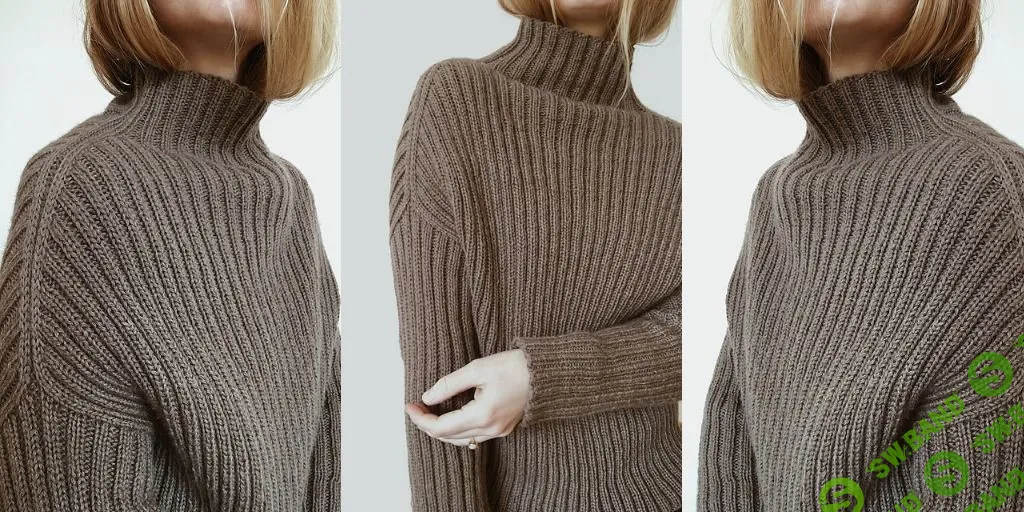 [Вязание] Свитер оверсайз резинкой Sweater No8 [Вяжи.ру] [My Favourite Things]