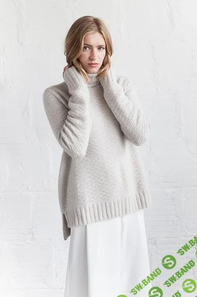 [Вязание] Свитер с удлиненной спинкой Los из Woolfolk осень-зима 2016 [Вяжи.ру] [Ashley Yousling]