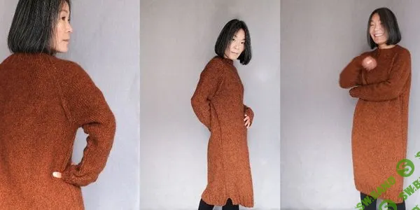 [Вязание] Вязаное платье сверху KBG 18_Girlfriend Sweater [Вяжи.ру] [einrúm]