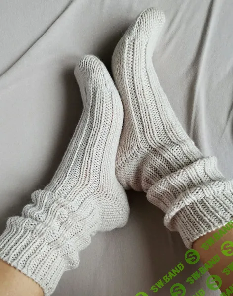 [Вязание] Вязаные спицами носки Basic Socken [Вяжи.ру] [Susanne Müller]