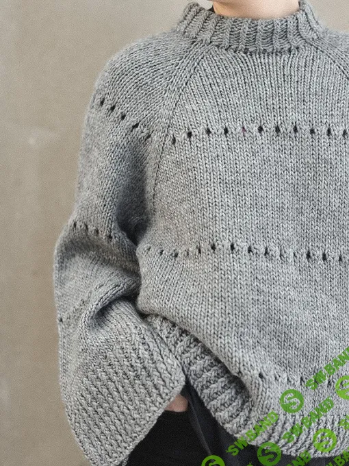 [Вязание] Вязаный оверсайз пуловер Cloudy sweater [Вяжи.ру] [Neringa Ruke]