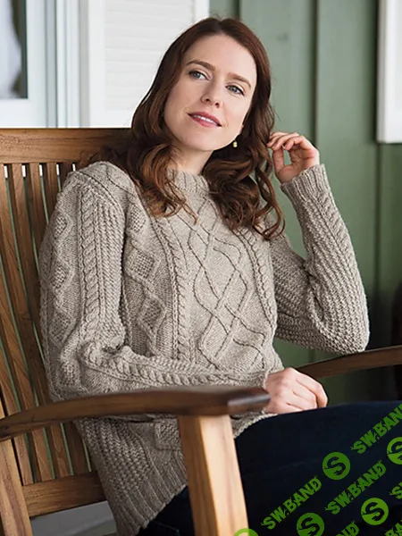 [Вязание] Вязаный пуловер с аранами Clarsach [Вяжи.ру] [Heather Pfeifer]