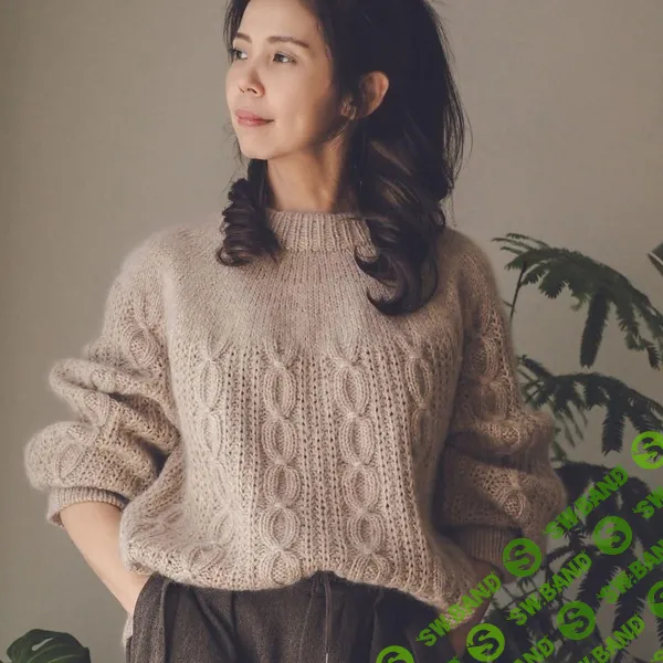 [Вязание] Вязаный свитер с косами Tessa Sweater [Вяжи.ру] [Irene Lin]