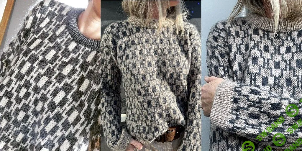 [Вязание] Жаккардовый пуловер Mosaic [Вяжи.ру] [Pernille Larsen]