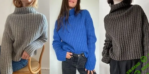 [Вязание] Женский свитер спицами Sweater No. 19 [Вяжи.ру] [My Favourite Things]