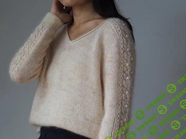 [Вязание] Женственный пуловер Tea of Heaven [Вяжи.ру] [Joanna Ang]