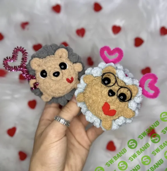 [Вязаные игрушки] МК влюблённый ёжик [Nastik_Toys] [Анастасия Волнухина]