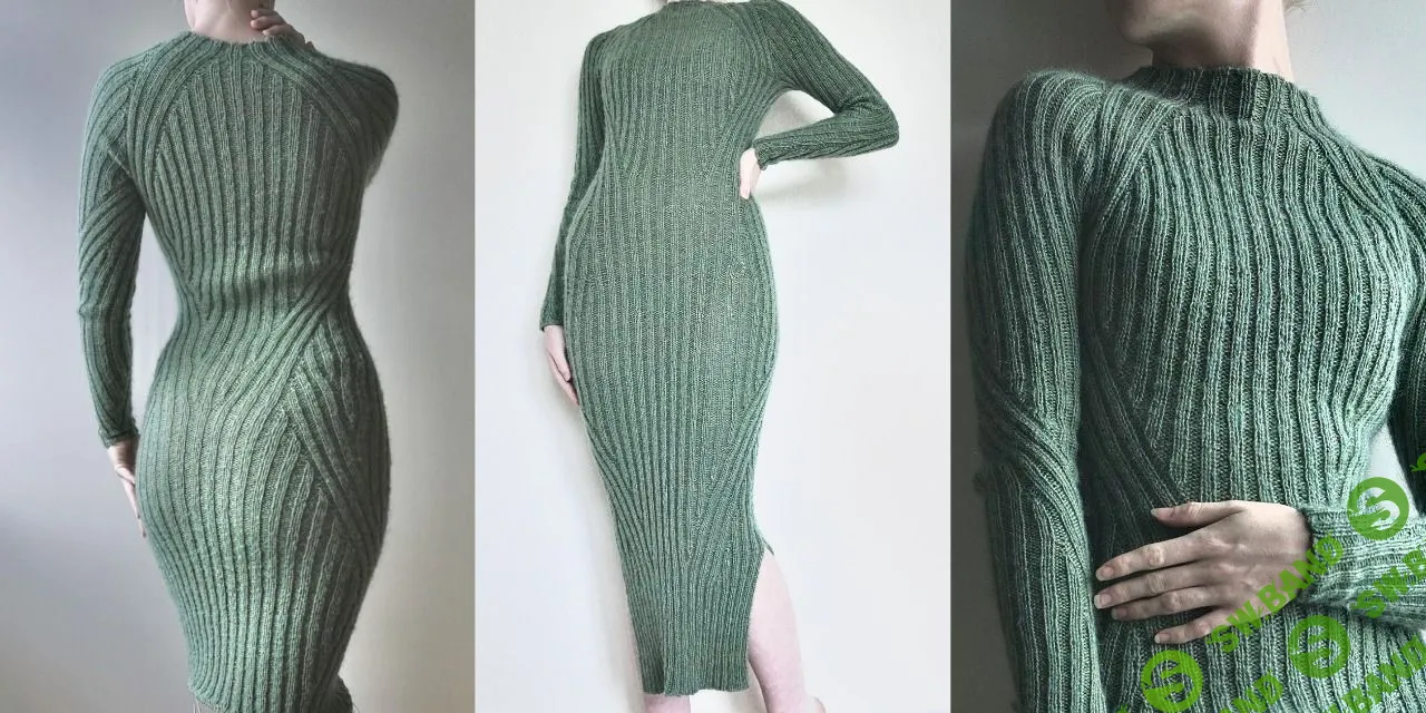 [Вяжи.ру] Платье спицами резинкой Oh My Figure (2023)
