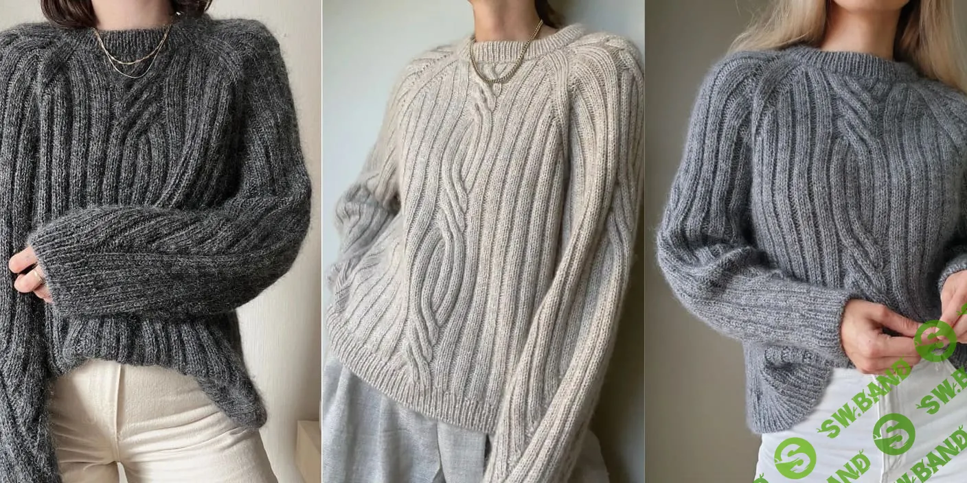 [Вяжи.ру] Пуловер с косой Twist Loop (2023)