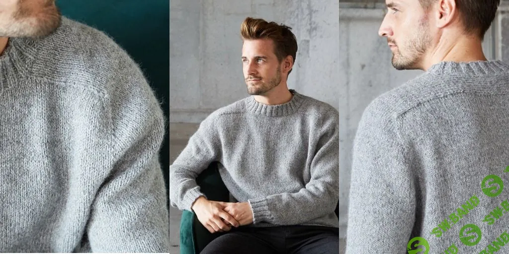 [Vjazhi.ru] Вязаный мужской пуловер Erik (2021)