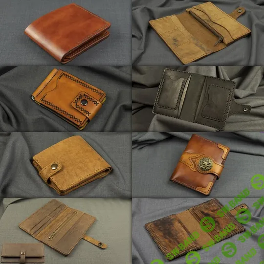 [Выкройки] Портмоне и кошельки. 8 штук [Hermes tools]