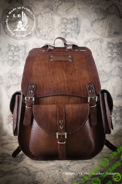 [Выкройки] Рюкзак Байкер максимум [Leather Balance] [Игорь Мозгунов]