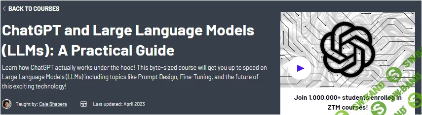 [Zerotomastery] ChatGPT & Large Language Models (LLMs) A Practical Guide (2023)